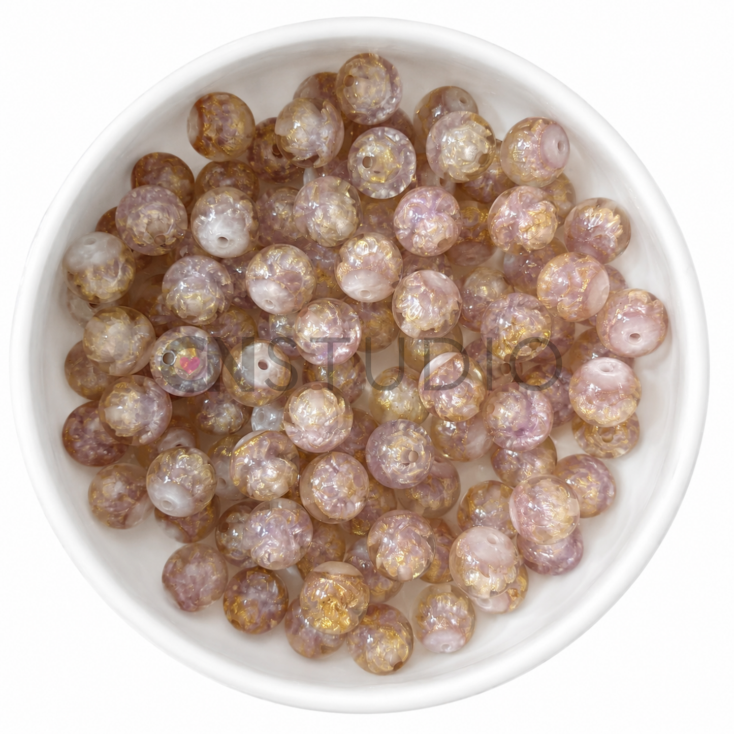 Lotus Kralen 16mm – Blush