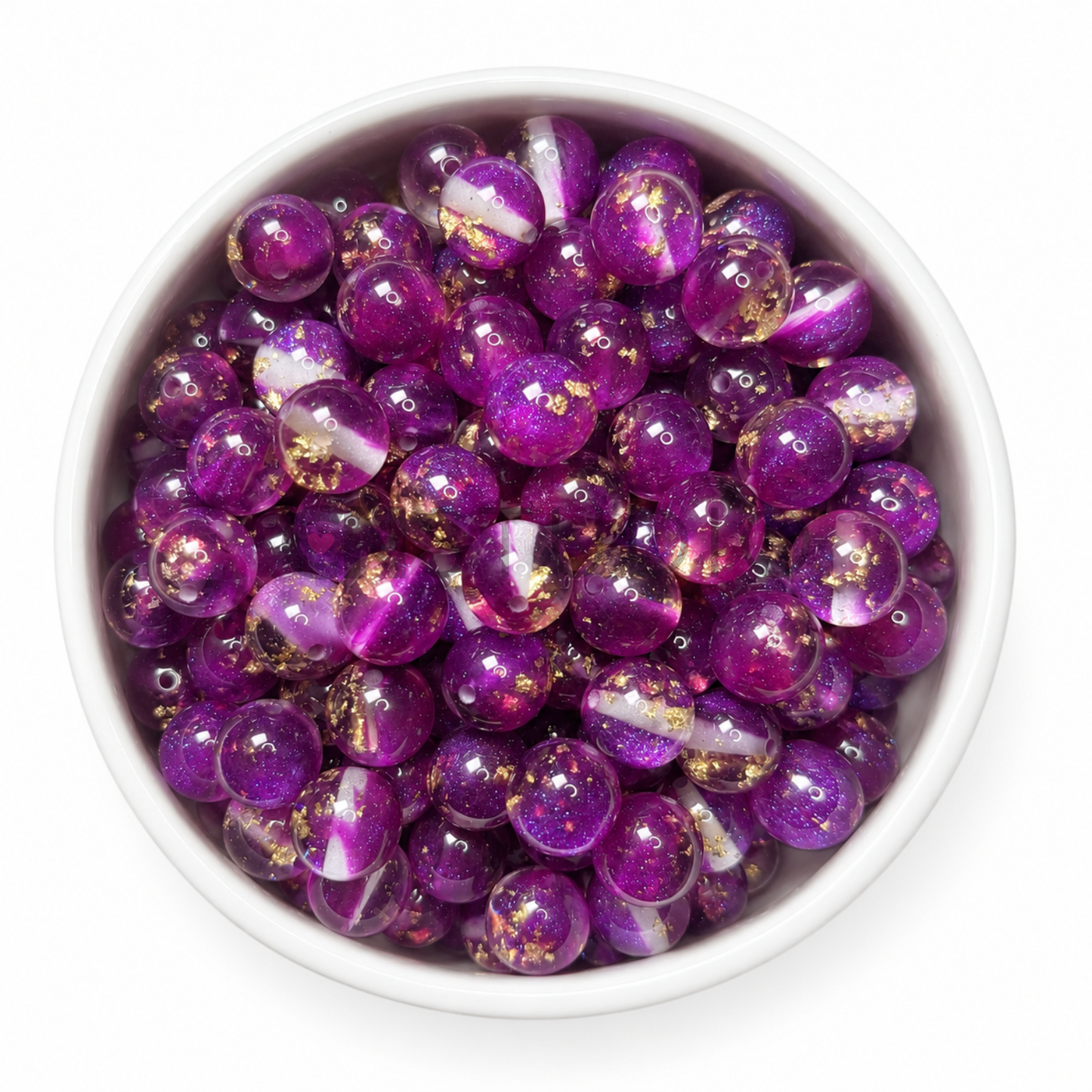 Galaxy Gold Kraal – Berry Purple | 16 mm Acryl
