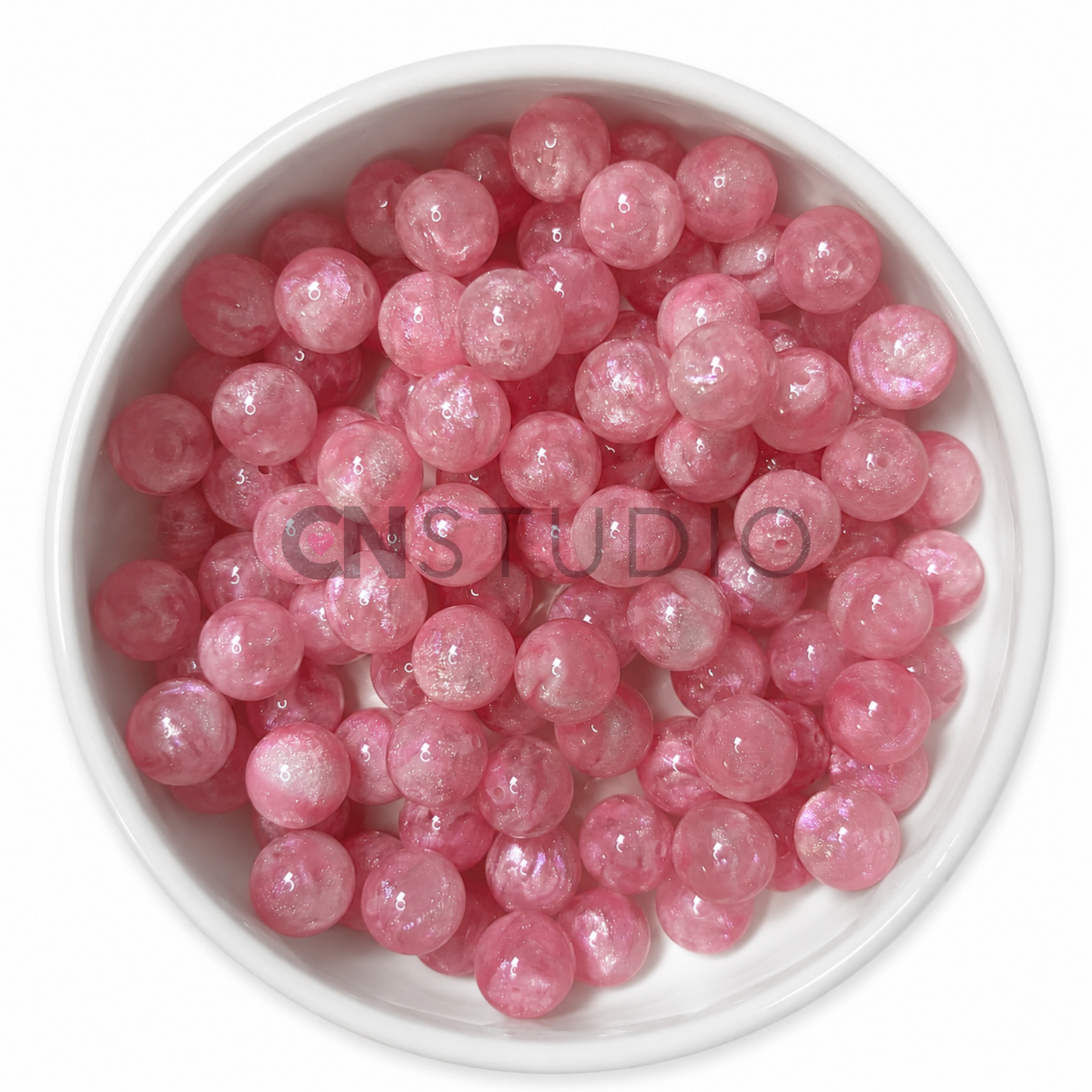 Crystal Glow Kralen 16mm – Candy Pink