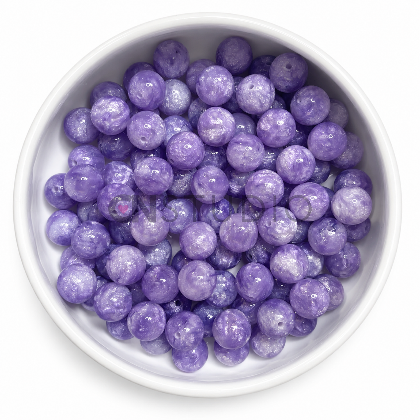Crystal Glow Kralen 16mm – Lilac Dream