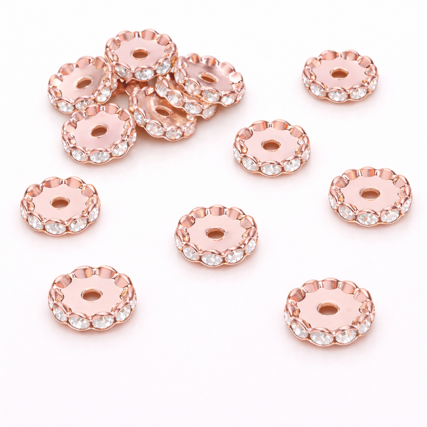 Spacers 15mm Rose goud