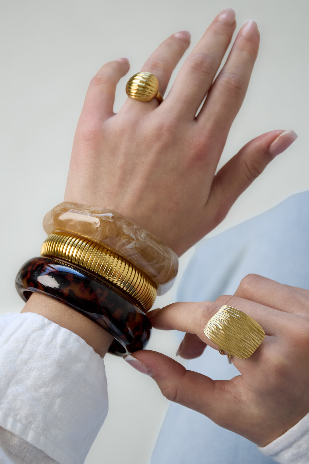 Luipaard hars armband