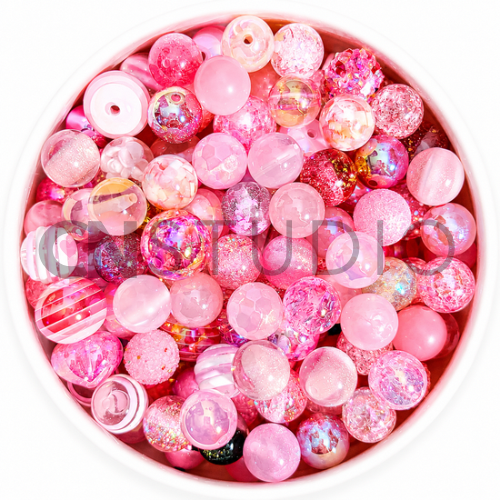 Roze Kralen Mix
