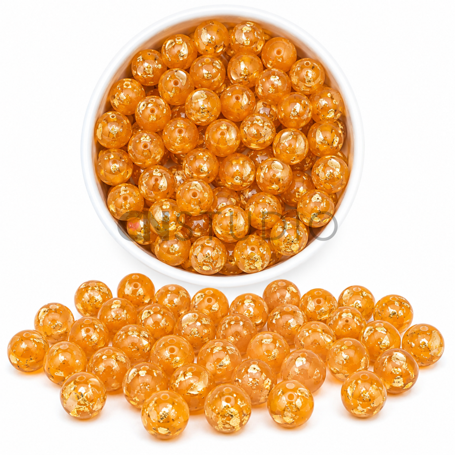 Aurora Kralen Amber 16mm