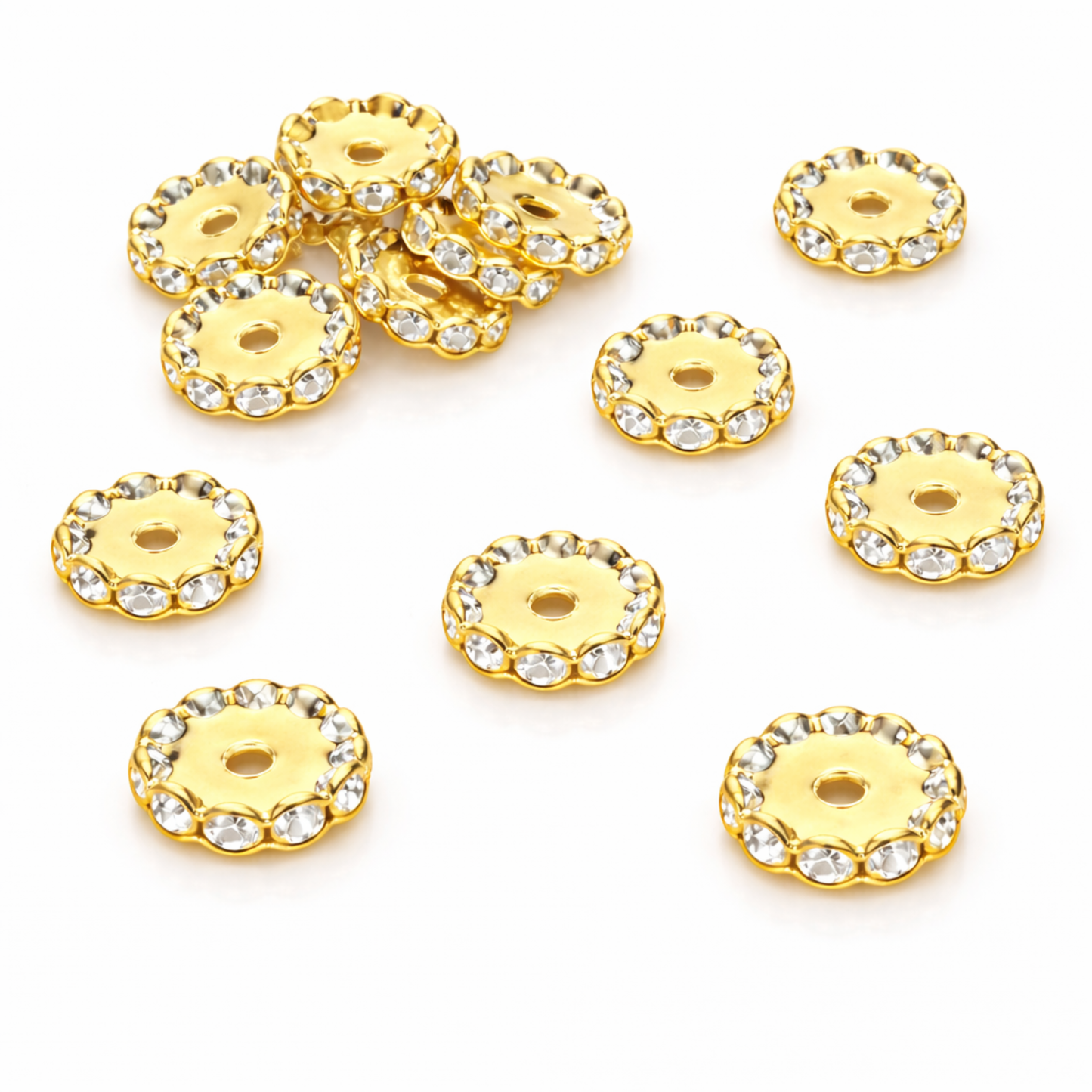 Spacers 15mm Goud