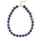 Kralenketting met goude kraaltjes 13.5mm