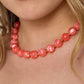 Kralenketting met goude kraaltjes 13.5mm
