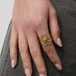 Ring happy flower - Goud kleur