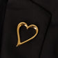 Elegant Stainless Steel Brooches in Silver & Gold