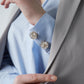 Elegant Sheer Copper Cufflinks for Dapper Gentlemen