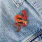 Chic Alloy Brooch in Pink and Orange for Elegant Looks