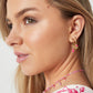 Stylish Pink & Purple Drop Earrings for Spring