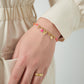 Bold Orange Beaded Bracelet - Make a Statement