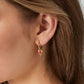 Elegant Heart-Shaped Drop Earrings for Spring/Summer
