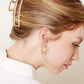 Elegant Metal Hair Clips in Silver, Gold, and Vintage Gold