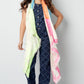 Colorful Print sjaal - multi