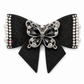 Beadable Strikje Zwart parels