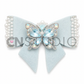 Beadable Strikje Lichtblauw