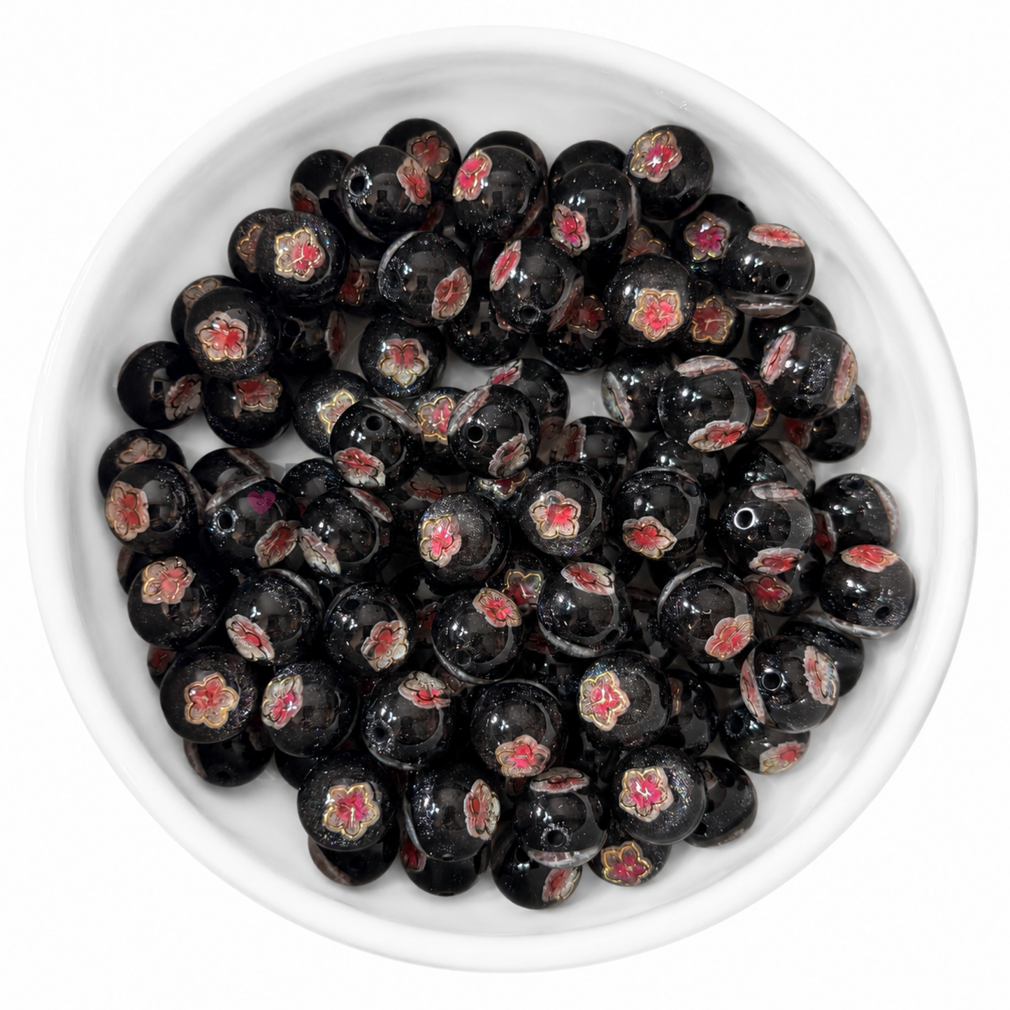 Blossom Beads Kralen 16mm – Midnight Black