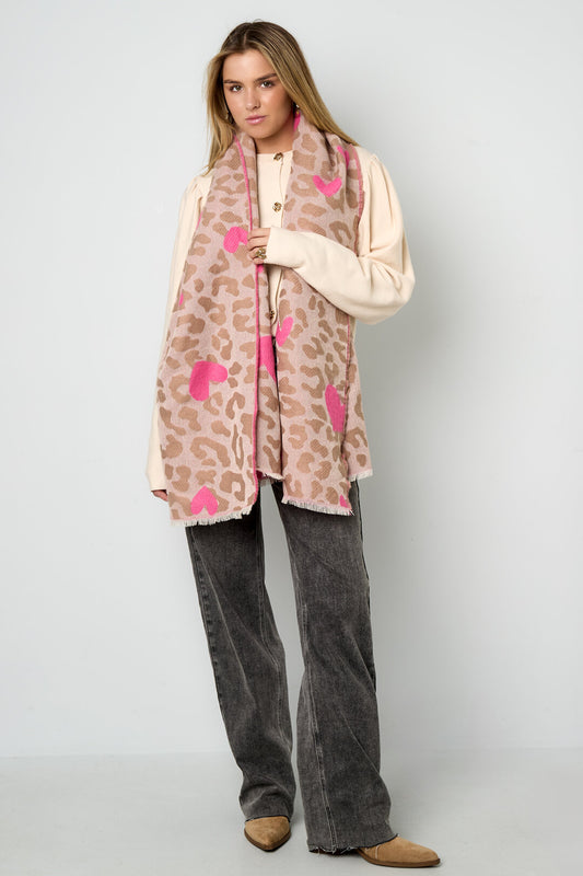 Leopard love sjaal
