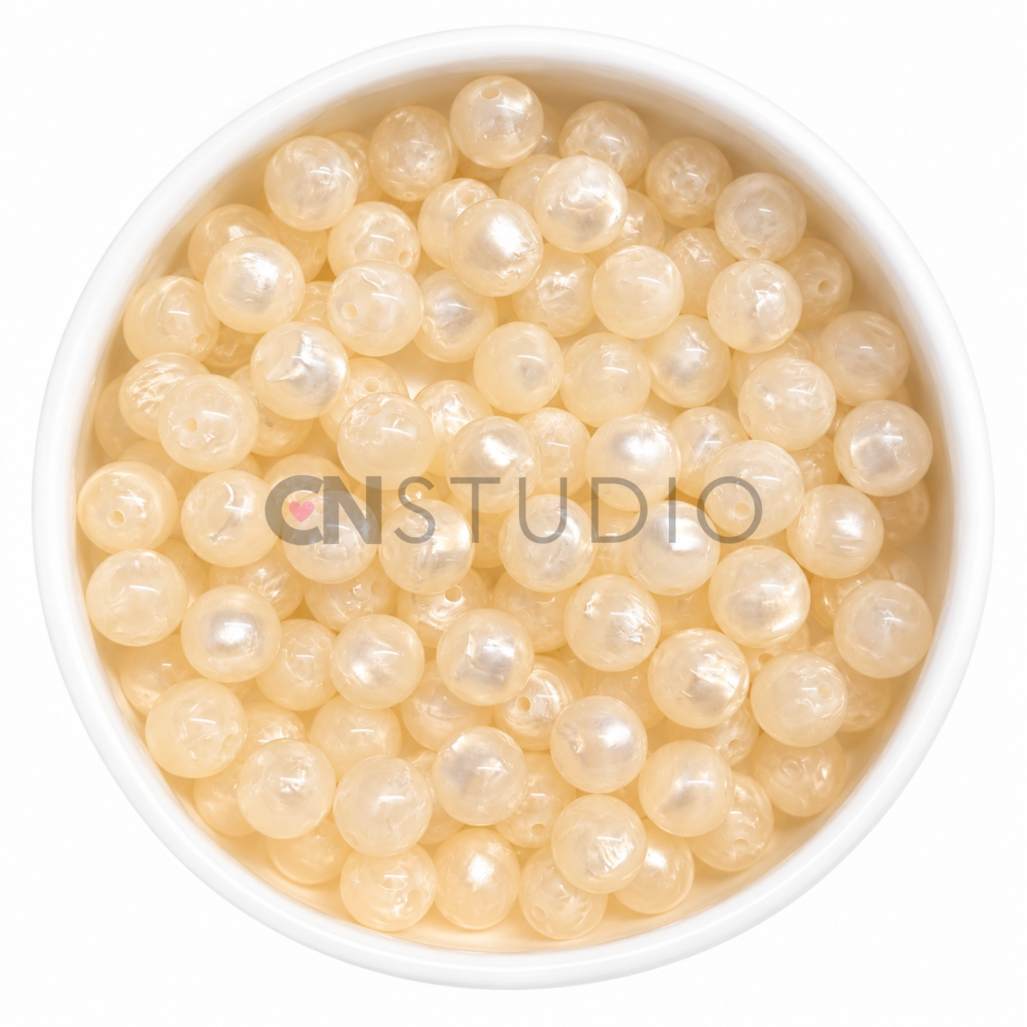 Shell Glow Kraal 16mm – Crème