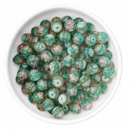 Lotus Kralen 16mm – Mint Pink