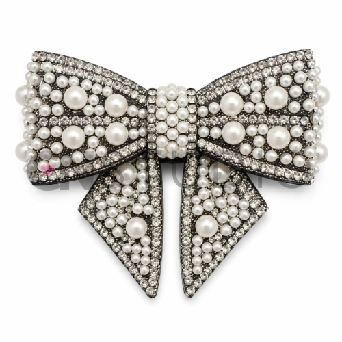 Beadable Strikje Zwart