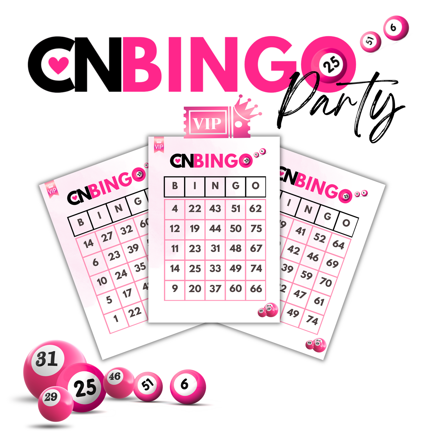 VIP Bingo kaart + Cadeaupakket