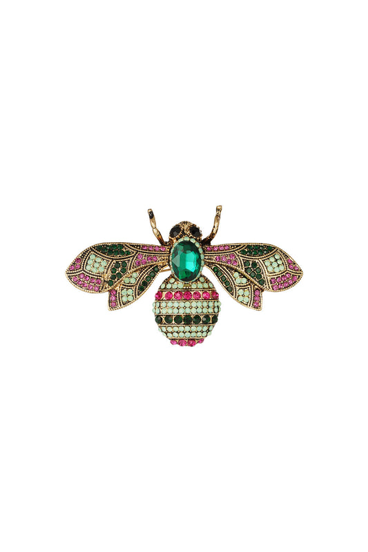 Stylish Multicolour Alloy Brooch for Versatile Elegance
