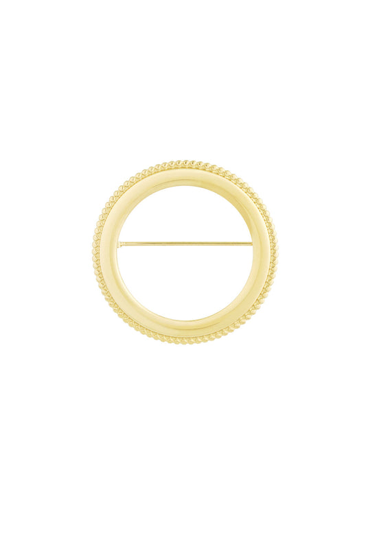 Elegant Stainless Steel Brooches in Silver and Gold