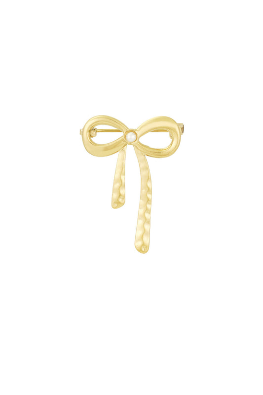 Elegant Stainless Steel Brooches in Silver & Gold