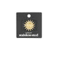 Elegant Stainless Steel Brooch in Silver & Gold