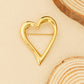 Elegant Stainless Steel Brooches in Silver & Gold