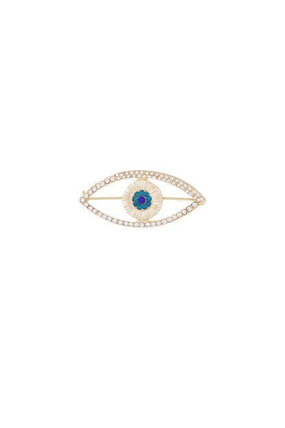 Elegant Alloy Brooches in Silver & Gold