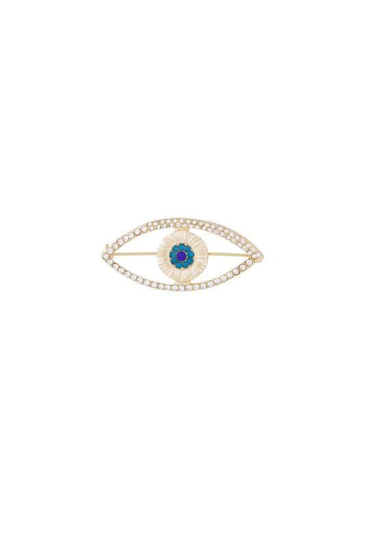 Elegant Alloy Brooches in Silver & Gold