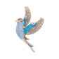 Elegant Pink and Blue Alloy Brooches for Stylish Outfits