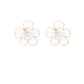 Elegant Pink and White Alloy Cufflinks for Formal Wear