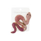 Chic Alloy Brooch in Pink and Orange for Elegant Looks