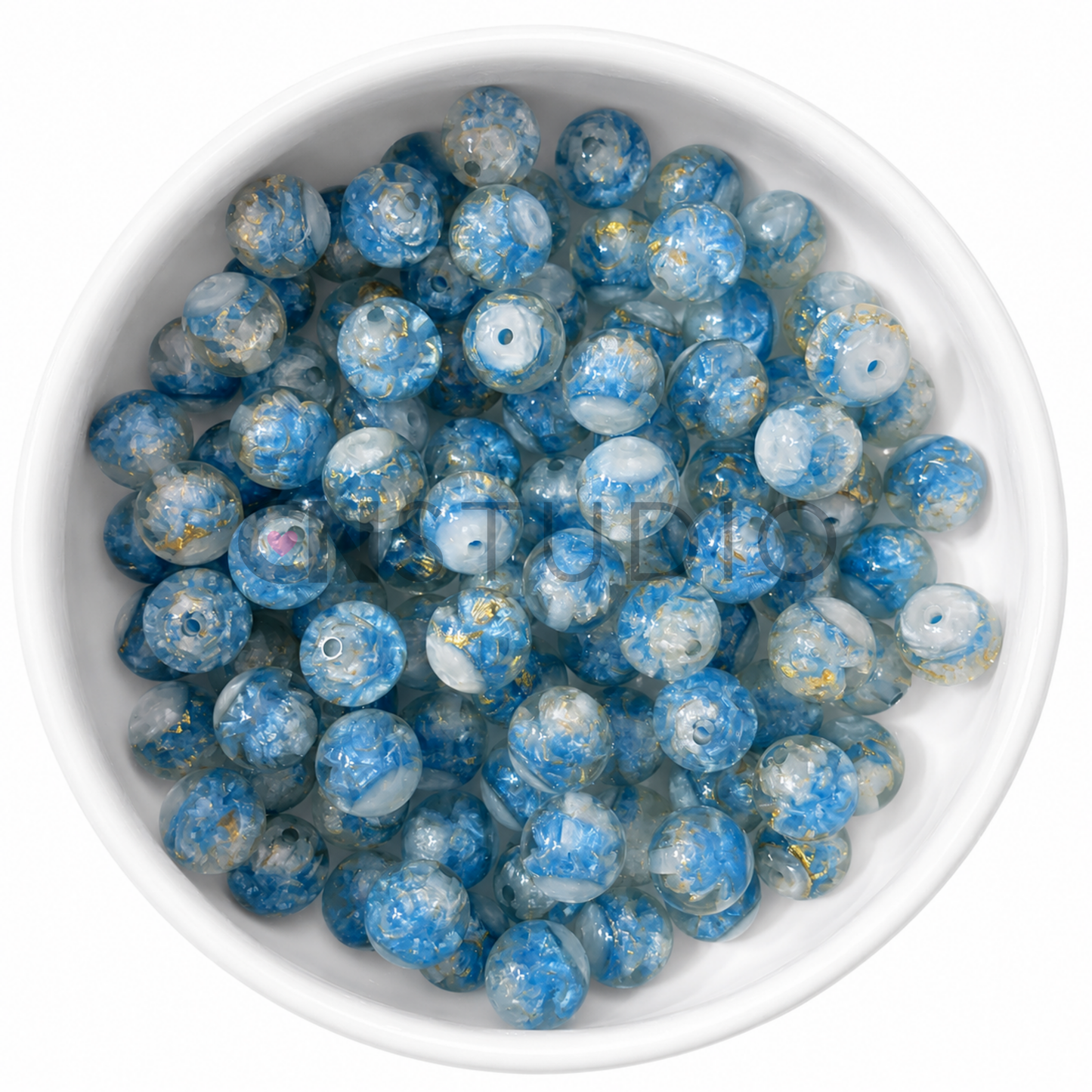 Lotus Kralen 16mm – Sky Blue