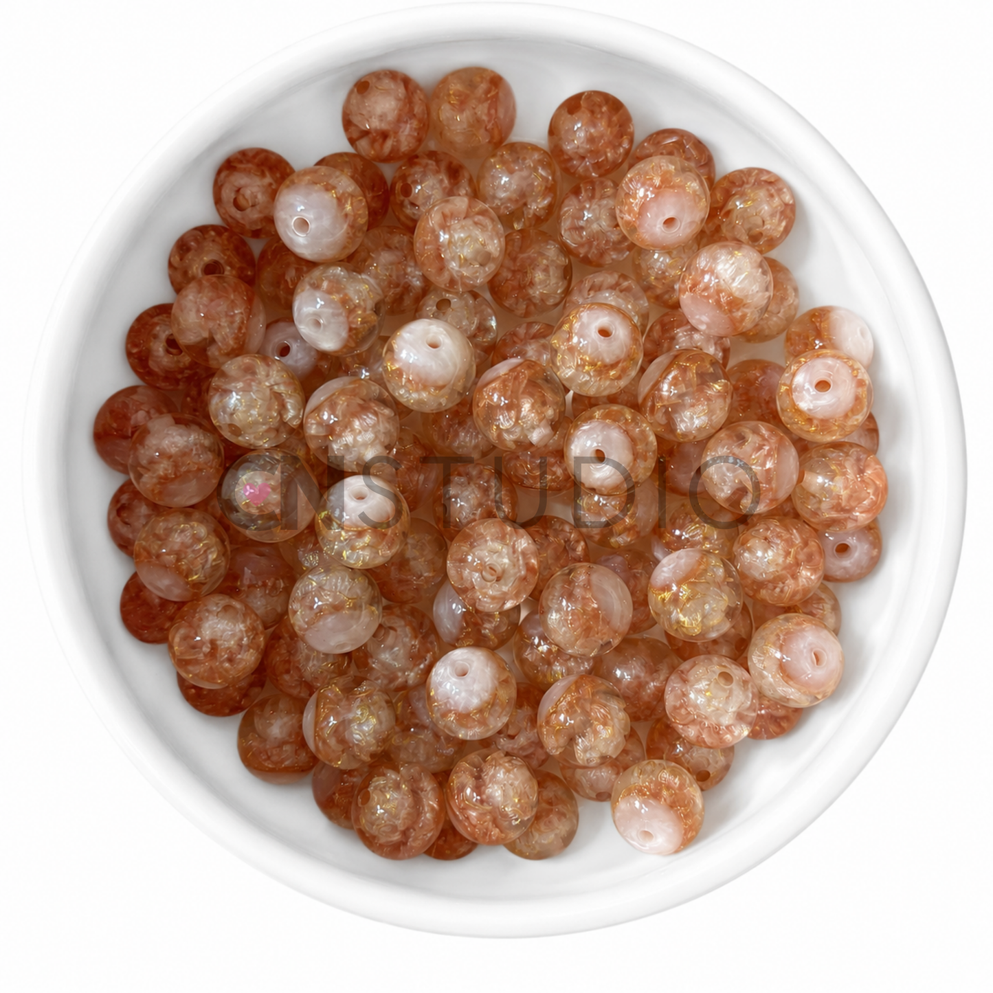 Lotus Kralen 16mm – Peach