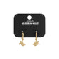 Elegant Stainless Steel Drop Earrings in Silver and Gold