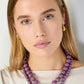 Ketting met grote kralen en frontsluiting-15mm