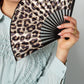 Opvouwbare waaier met luipaardprint