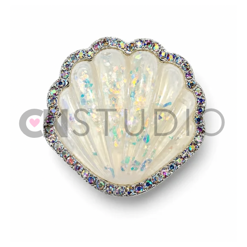 Schelp Glitter Topper