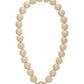 Ketting met grote kralen en frontsluiting-15mm