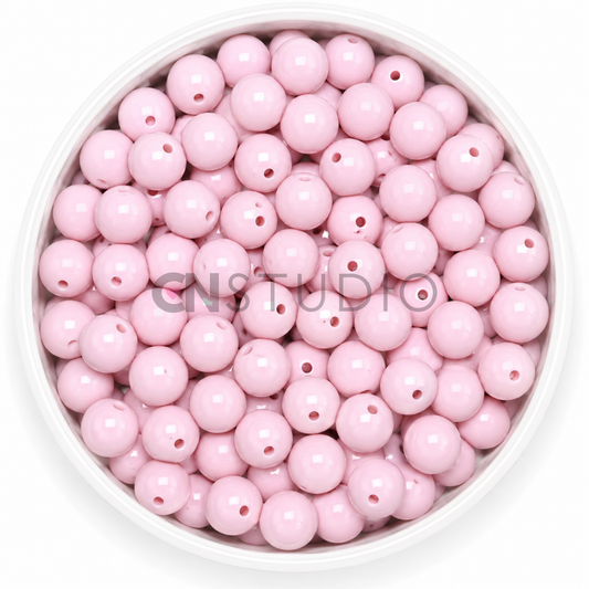 Acryl Kraal Lilaroze 16mm – Ronde Basiskraal