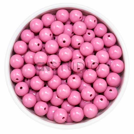 Acryl Kraal Magenta 16mm – Ronde Basiskraal