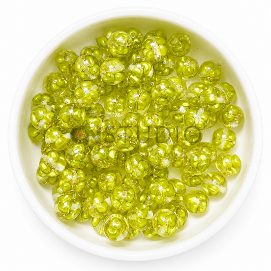 Heart Treasure Kraal – Limegroen | Acryl met Hartjes