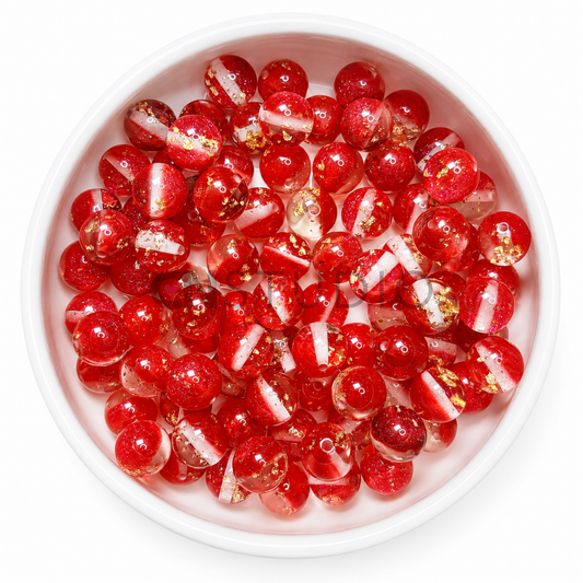 Galaxy Gold Kraal – Bright Red | 16 mm Acryl