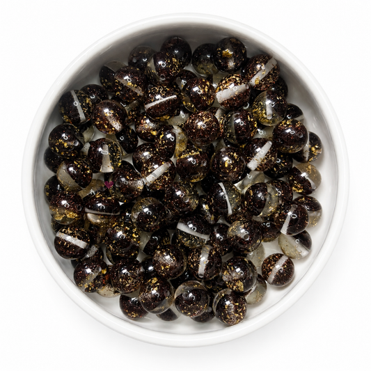 Galaxy Gold Kraal – Chocolate Brown | 16 mm Acryl